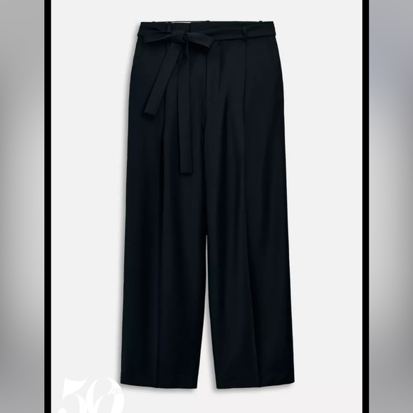 Zara NWT 50th anniversary wool blend trousers with belt 6929/427 - Picture 4 of 10